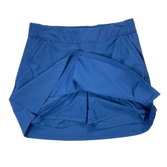 COLUMBIA PFG Cargo Skort Women Small Blue Golf Tennis Athletic Performance Skirt - Picture 3 of 13